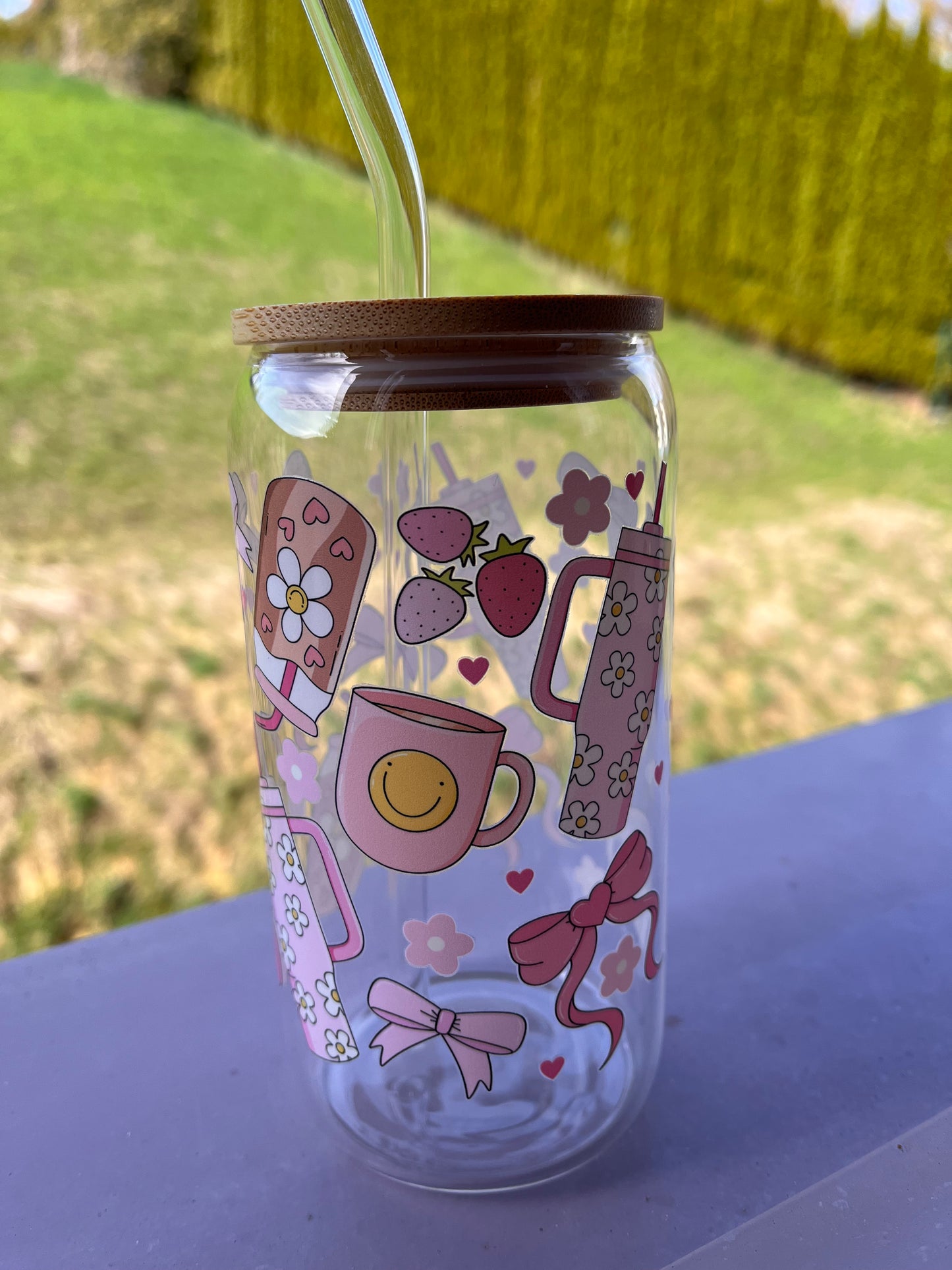 Gobelet en verre - Girly