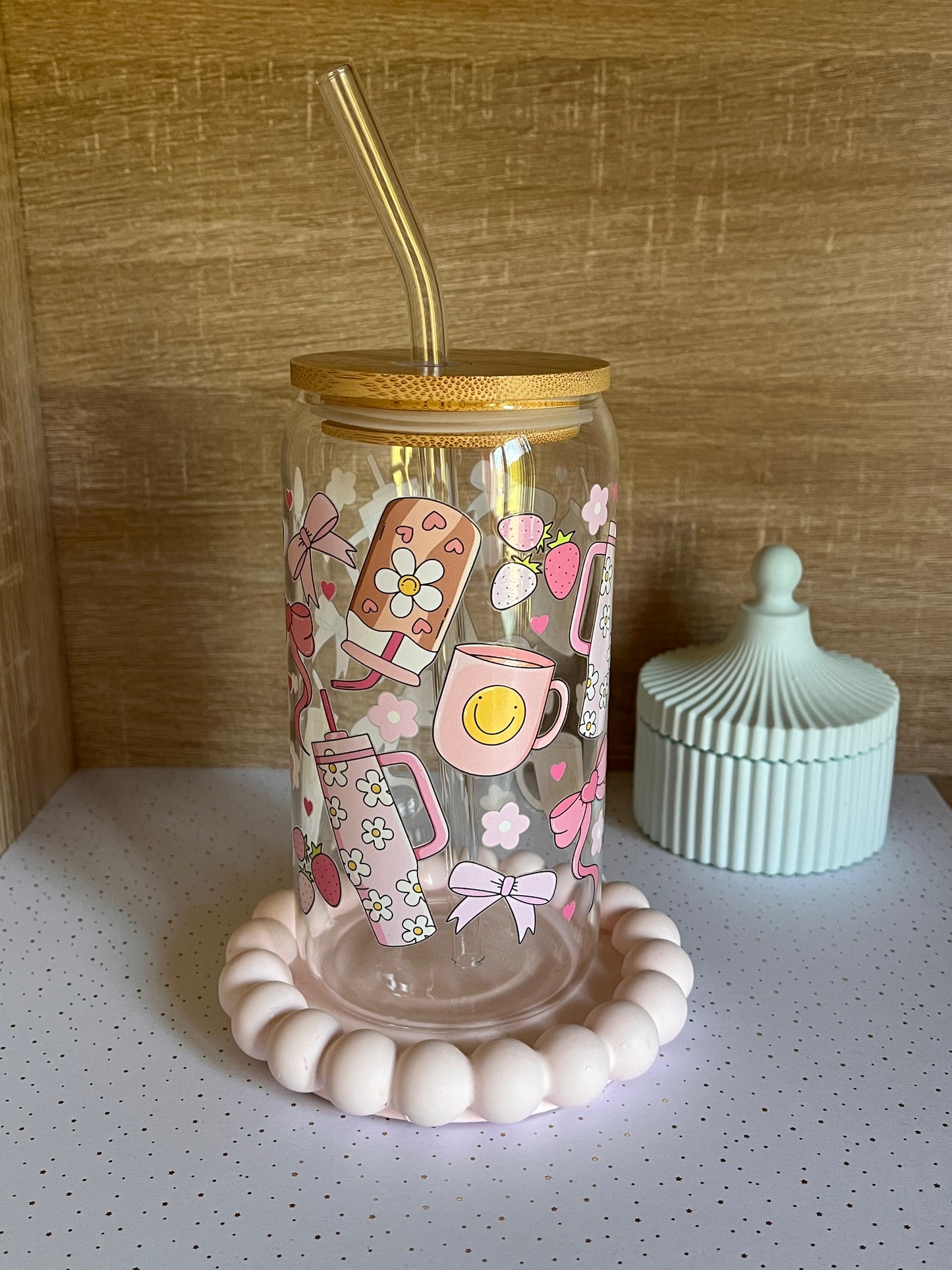 Gobelet en verre - Girly