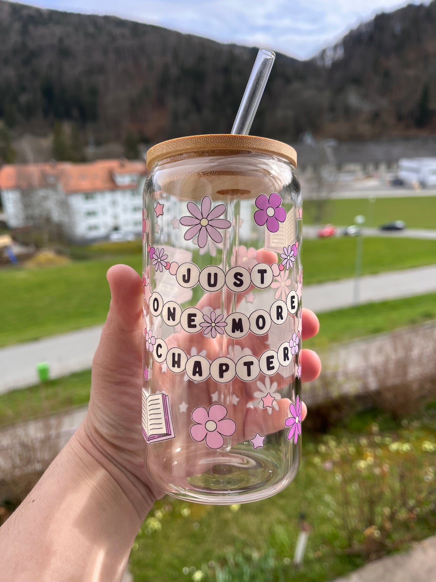 Gobelet en verre - Just one more chapter